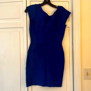 Bcbg colbalt blue body on dress size small